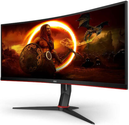 AOC CU34G2XE Ultrawide VA HDR Curved Gaming Monitor 34" QHD 3440x1440 144Hz με Χρόνο Απόκρισης 4ms GTG
