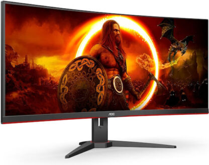 AOC CU34G2XE Ultrawide VA HDR Curved Gaming Monitor 34" QHD 3440x1440 144Hz με Χρόνο Απόκρισης 4ms GTG