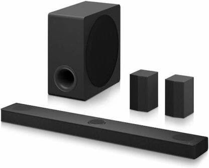 LG Soundbar 580W 5.1.3 Bluetooth και HDMI με Ασύρματο Subwoofer και Τηλεχειριστήριο Μαύρο S80TR.DEUSLLK