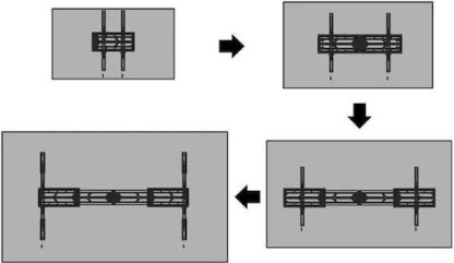 Neomounts WL30S-950BL19 Βάση Τηλεόρασης Τοίχου έως 110" και 160kg