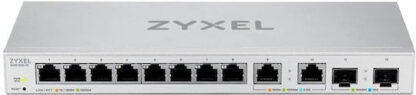 Zyxel XGS1210-12-ZZ0102F v2 Managed L2 Switch με 8 Θύρες Gigabit (1Gbps) Ethernet και 2 SFP Θύρες