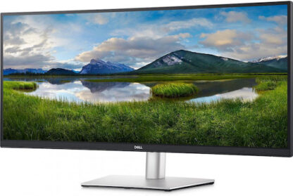 Dell P3424WE IPS Curved Monitor 34" QHD 3440x1440 με Χρόνο Απόκρισης 8ms GTG