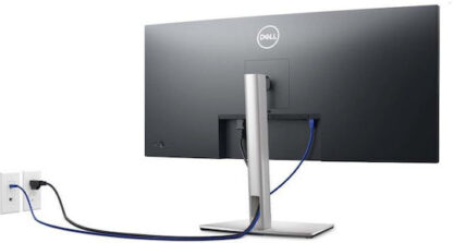 Dell P3424WE IPS Curved Monitor 34" QHD 3440x1440 με Χρόνο Απόκρισης 8ms GTG