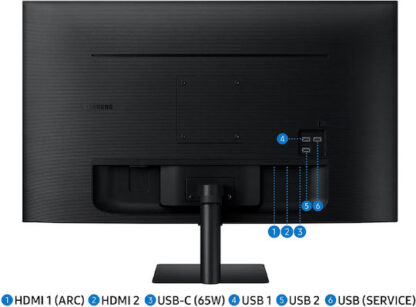 Samsung M70D VA HDR Smart Monitor 43" 4K 3840x2160 με Χρόνο Απόκρισης 4ms GTG