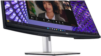Dell P3424WEB Ultrawide IPS Curved Monitor 34" QHD 3440x1440 με Χρόνο Απόκρισης 5ms GTG