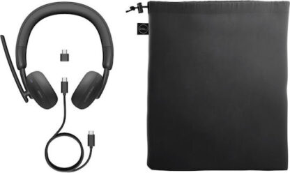 Dell WL3024 Ασύρματα On Ear Multimedia Ακουστικά με μικρόφωνο και σύνδεση Bluetooth / USB-C