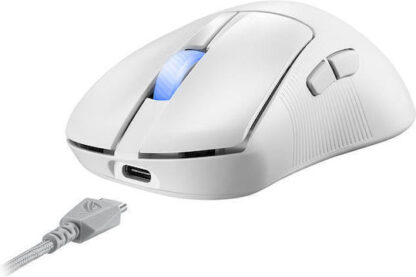 Asus ROG Keris II Ασύρματο Gaming Ποντίκι 42000 DPI Λευκό
