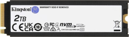 Kingston Fury Renegade w Heatsink SSD 2TB M.2 NVMe PCI Express 4.0 Κωδικός: SFYRDK/2000G