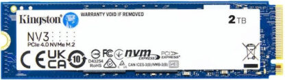 Kingston SSD 2TB M.2 NVMe PCI Express 4.0 Κωδικός: SNV3S/2000G