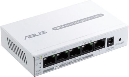 Asus ExpertWiFi EBP15 Managed PoE+ Switch με 5 Θύρες Ethernet και 5 SFP Θύρες