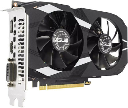 Asus GeForce RTX 3050 6GB GDDR6 DUAL OC Κάρτα Γραφικών Κωδικός: 90YV0K60-M0NA00