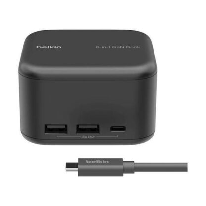 Belkin USB-C Docking Station με HDMI 4K PD Μαύρο (INC018VFBK)