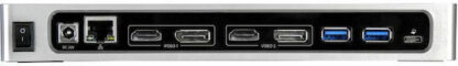 StarTech USB-C Docking Station με HDMI/DisplayPort 4K PD Ethernet Μαύρο (DK30A2DH)