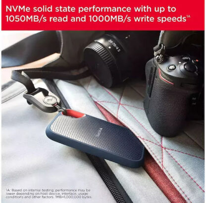 Εξωτερικός Σκληρός Δίσκος SanDisk SDSSDE61-1T00-G25 SSD USB 3.1 Μαύρο