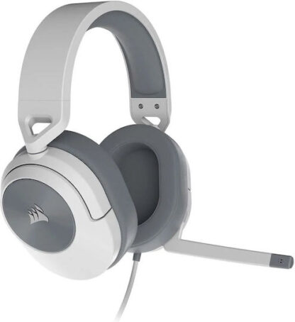 Corsair HS55 Over Ear Gaming Headset με σύνδεση Bluetooth / USB Λευκό