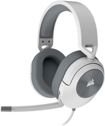 Corsair HS55 Over Ear Gaming Headset με σύνδεση Bluetooth / USB Λευκό