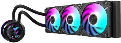 Gigabyte Aorus Waterforce X II 360 Υδρόψυξη Επεξεργαστή Τριπλού Ανεμιστήρα 120mm για Socket AM4/AM5/1700/1200/115x με ARGB Φωτισμό