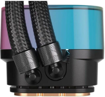 Corsair ICUE Link H100i Υδρόψυξη Επεξεργαστή Διπλού Ανεμιστήρα 120mm για Socket AM4/AM5/1700/1200/115x με RGB Φωτισμό