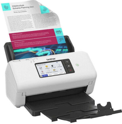 Brother ADS-4700W Sheetfed (Τροφοδότη χαρτιού) Scanner A4 με WiFi
