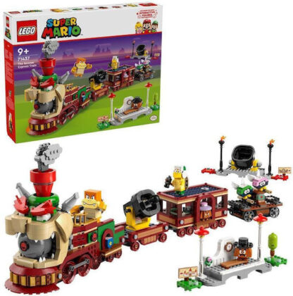 Lego Super Mario The Bowser Express Train για 9+ Ετών 1392τμχ Κωδικός: 71437