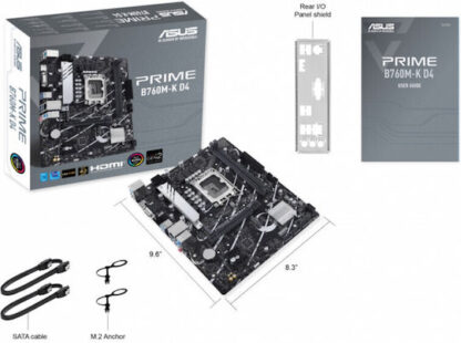 Asus PRIME B760M-K D4 Motherboard Micro ATX με Intel 1700 Socket