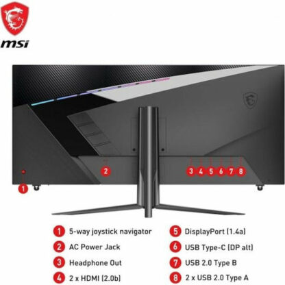 MSI MAG401QR Ultrawide IPS HDR Gaming Monitor 40" QHD 3440x1440 155Hz