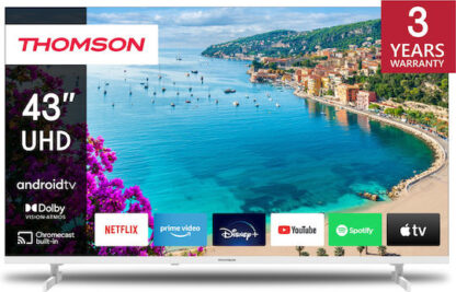 Thomson Smart Τηλεόραση 43" 4K UHD LED 43UA5S13W HDR (2023)
