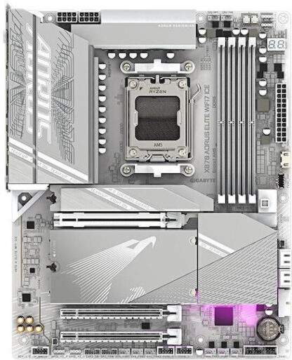 Gigabyte X870 Aorus Elite WIFI7 ICE Motherboard ATX με AMD AM5 Socket