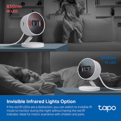 TP-LINK TAPO C125 v1 IP Κάμερα Παρακολούθησης Wi-Fi Full HD+ 4MP με Αμφίδρομη Επικοινωνία