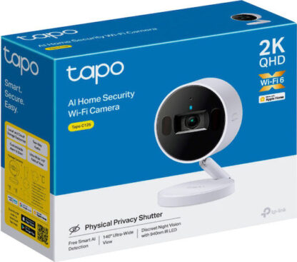 TP-LINK TAPO C125 v1 IP Κάμερα Παρακολούθησης Wi-Fi Full HD+ 4MP με Αμφίδρομη Επικοινωνία
