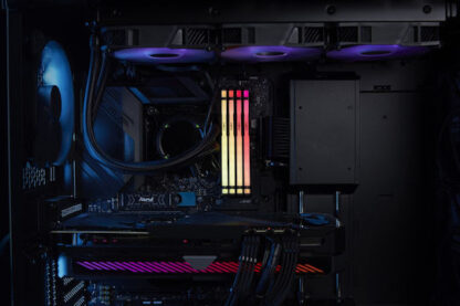 Kingston Fury Beast RGB 32GB DDR5 RAM με 2 Modules (2x16GB) και Ταχύτητα 6000 για Desktop Κωδικός: KF560C36BBE2AK2-32