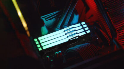 Kingston Fury Beast RGB 32GB DDR5 RAM με 2 Modules (2x16GB) και Ταχύτητα 6000 για Desktop Κωδικός: KF560C36BBE2AK2-32
