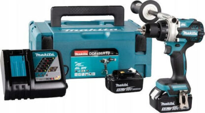Makita Δραπανοκατσάβιδο Μπαταρίας 18V 2x5Ah Κωδικός: DDF486RTJ