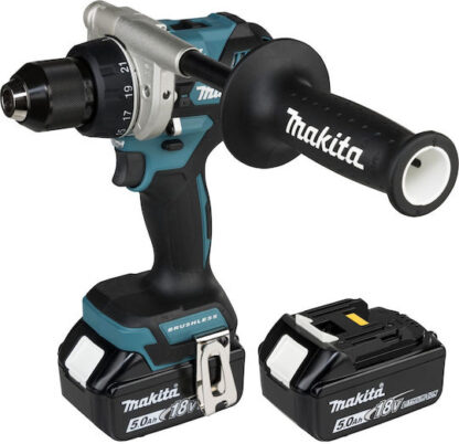 Makita Δραπανοκατσάβιδο Μπαταρίας 18V 2x5Ah Κωδικός: DDF486RTJ