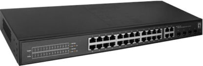Level One GES-2128 Hilbert Managed L2 Switch με 24 Θύρες Gigabit (1Gbps) Ethernet και 4 SFP Θύρες