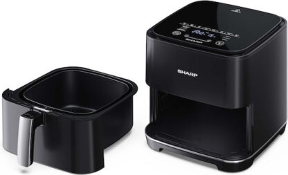 Sharp 15-AFGS552AE-B Air Fryer 5.5lt Μαύρο