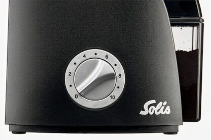 Solis Scala Zero Static Ηλεκτρικός Μύλος Καφέ 130W με Χωρητικότητα 300gr και 24 Επίπεδα Άλεσης Μαύρος