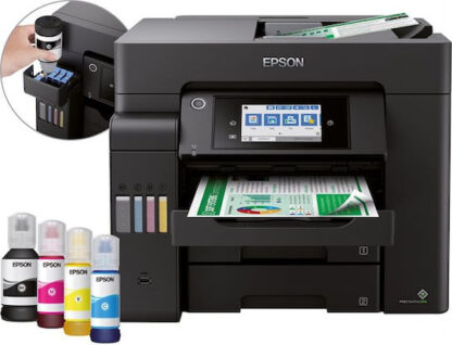 Epson Ecotank ET-5850 Έγχρωμο Inkjet Φωτοτυπικό με Αυτόματο Τροφοδότη Φύλλων (ADF) και Σάρωση Διπλής Όψης