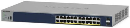 NetGear GS724TPP Unmanaged Switch με 24 Θύρες Gigabit (1Gbps) Ethernet και 2 SFP Θύρες