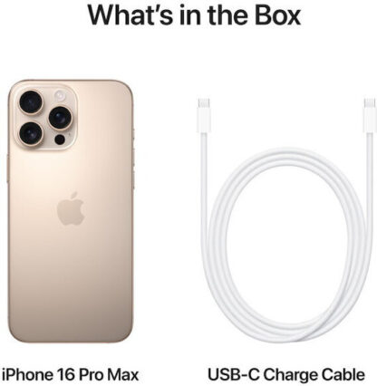 Apple iPhone 16 Pro Max 5G (8GB/256GB) Desert Titanium
