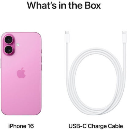 Smartphone Apple iPhone 16 6,1" 256 GB Ροζ