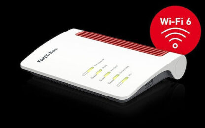 AVM FRITZ!Box 4050 Ασύρματο Router Wi‑Fi 6 με 3 Θύρες Gigabit Ethernet