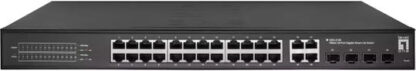 Level One GES-2128 Hilbert Managed L2 Switch με 24 Θύρες Gigabit (1Gbps) Ethernet και 4 SFP Θύρες