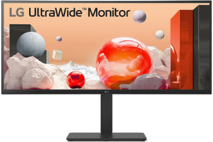 LG 34BA75QE-B Ultrawide IPS HDR Curved Monitor 34" QHD 3440x1440 με Χρόνο Απόκρισης 5ms GTG