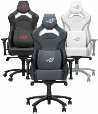 Asus ROG Chariot X Core Καρέκλα Gaming Δερματίνης με Ρυθμιζόμενα Μπράτσα και RGB Φωτισμό Black/Red