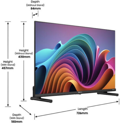 Hisense Smart Τηλεόραση 32" Full HD QLED 32A5NQ HDR (2024)