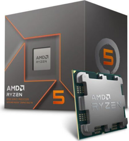 AMD Ryzen 5 8400F 4.2GHz Επεξεργαστής 6 Πυρήνων για Socket AM5 σε Κουτί με Ψύκτρα