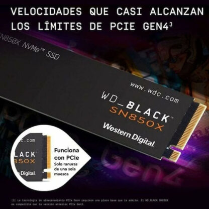 Western Digital Black SN850X W/o Heatsink SSD 8TB M.2 NVMe PCI Express 4.0 Κωδικός: WDS800T2X0E