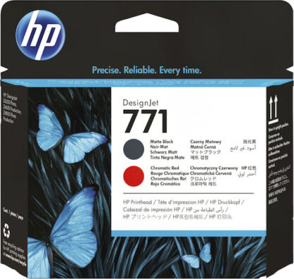 Hp 771 Testina di stampa Chromatic Designjet HP 771  nero opaco e rosso