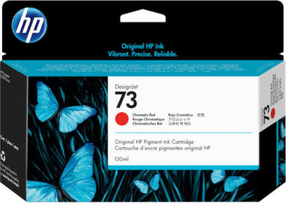 HP 73 Chromatic Red 130ml Γνήσιο Μελάνι Εκτυπωτή InkJet Κόκκινο (CD951A)